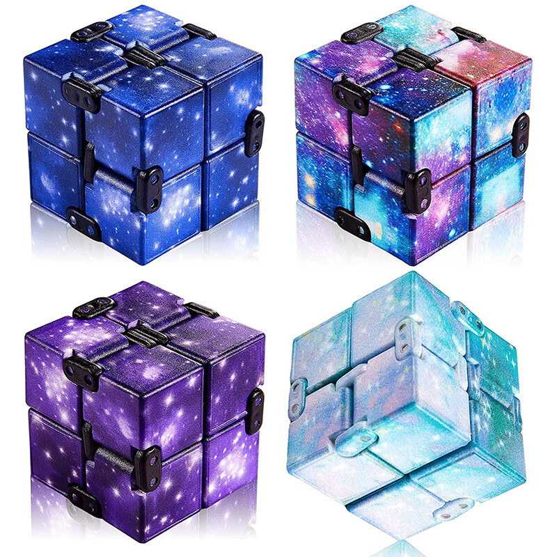 Fidget Toy Infinity Cubes Finger Exceresing Toys Stress Relief Toys for Adults Children