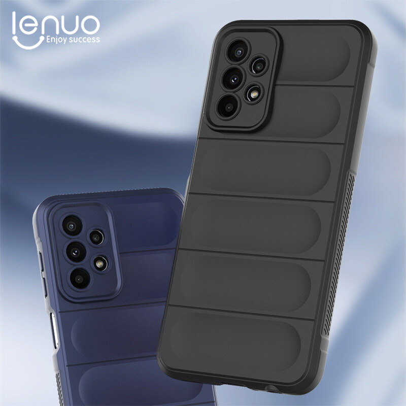 Lenuo Phantom Shield Soft Silicone TPU Phone Case For Samsung Galaxy A03s / A52 / A52s / A22 5G / A23 / A33 5G / A53 5G / A73 5G Shockproof Airbag Cover