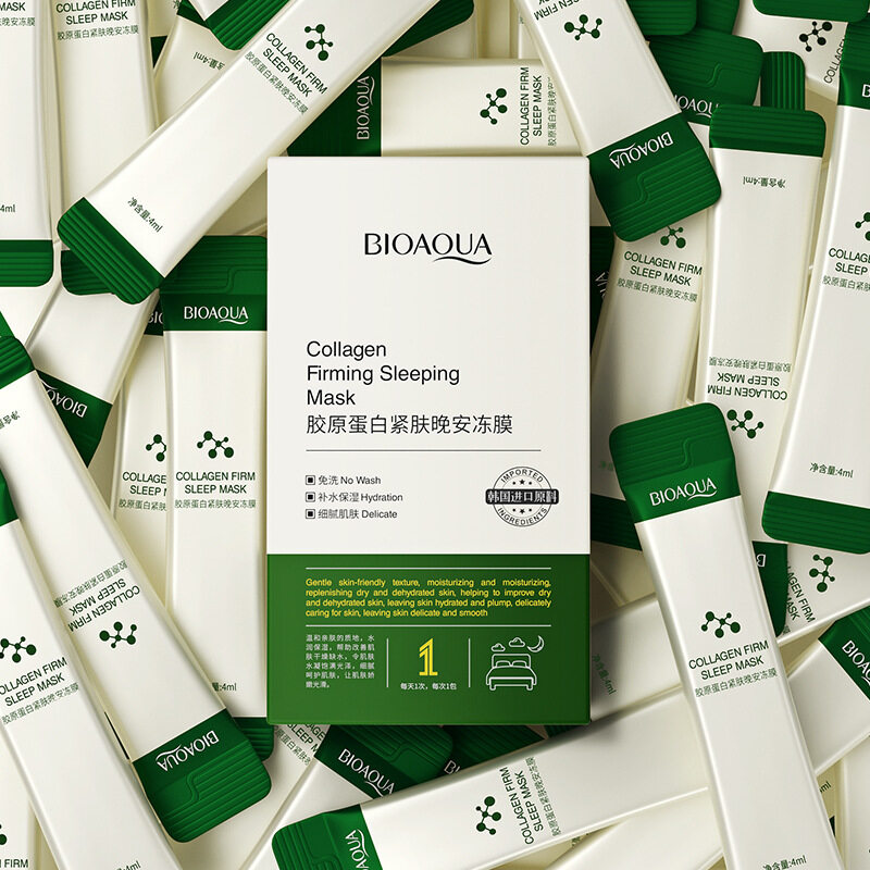 BIOAQUA 20PCS/BOX Collagen Firming Sleeping Facial Mask